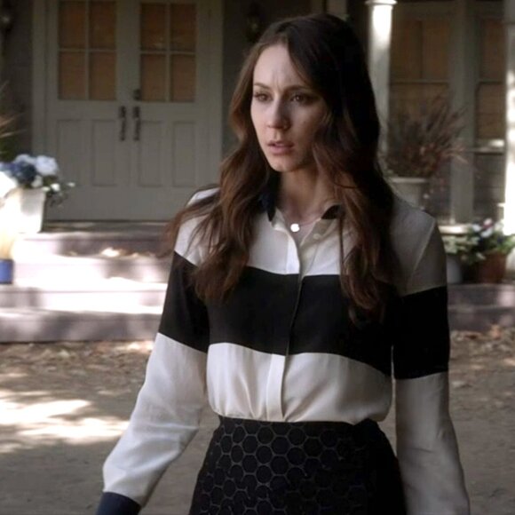 Marc By Marc Jacobs Leyna Dotty Fit & Flare Ponte Skirt ASO Spencer Hastings - Picture 12 of 12